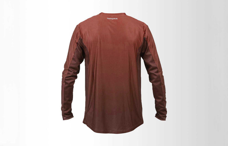 Load image into Gallery viewer, Commencal Litech Long Sleeve Jersey Essential Red Dirt
