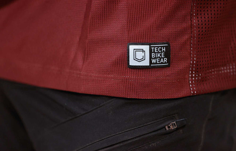 Load image into Gallery viewer, Commencal Litech Long Sleeve Jersey Essential Red Dirt
