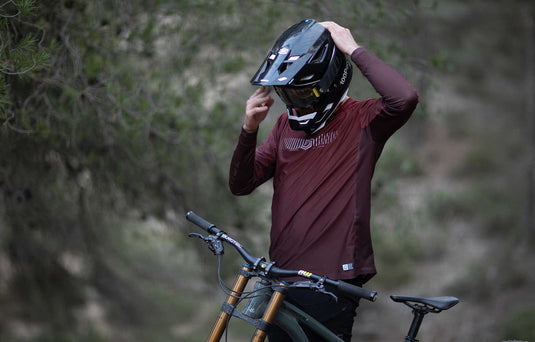 Commencal Litech Long Sleeve Jersey Essential Red Dirt