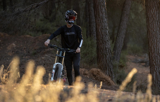 Commencal Hardy Long Sleeve Jersey Essential Black - Men's