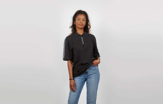 Commencal Short Sleeve Polo Shirt Anthracite - Men's
