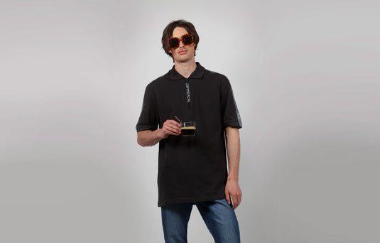 Commencal Short Sleeve Polo Shirt Anthracite - Men's