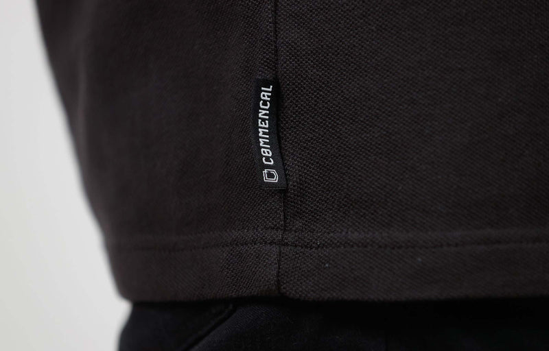 Load image into Gallery viewer, Commencal Long Sleeve Polo Shirt Anthracite - Men&#39;s
