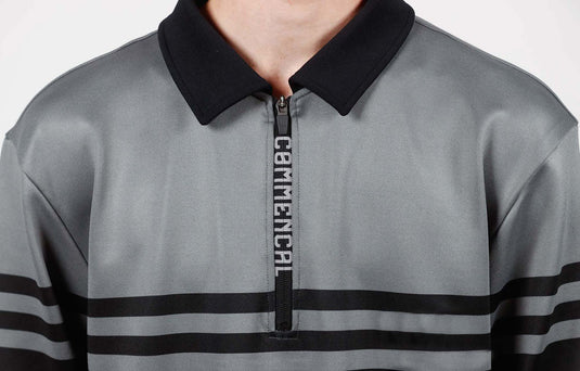 Commencal Long Sleeve Striped Polo Shirt - Men's
