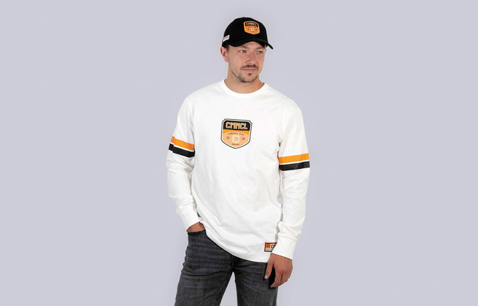 Commencal CMNCL DH Club Loose Fit Long Sleeve T-Shirt - Greige