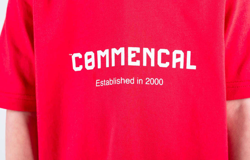 Load image into Gallery viewer, Commencal Kids Corporate T-Shirt - True Red
