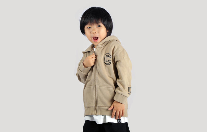 Commencal Kids Zipper Hoodie - Corn - Youth