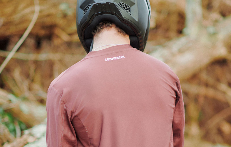 Load image into Gallery viewer, Commencal Litech Corporate Long Sleeve Jersey - Red Dirt - Men&#39;s
