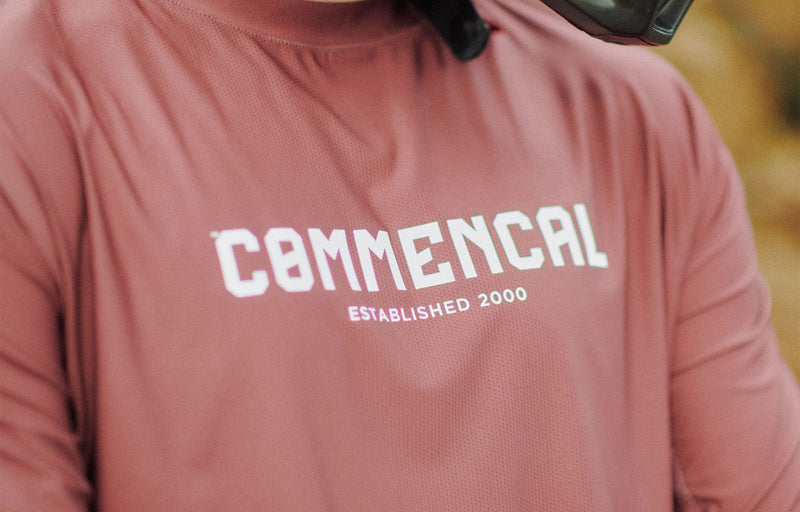 Load image into Gallery viewer, Commencal Litech Corporate Long Sleeve Jersey - Red Dirt - Men&#39;s
