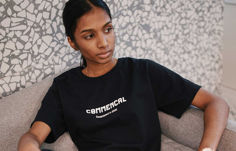 Load image into Gallery viewer, Commencal Corporate T-Shirt Black - Women&#39;s
