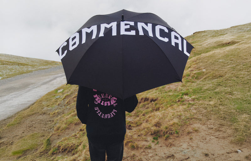 Load image into Gallery viewer, Commencal Corporate Black Umbrella
