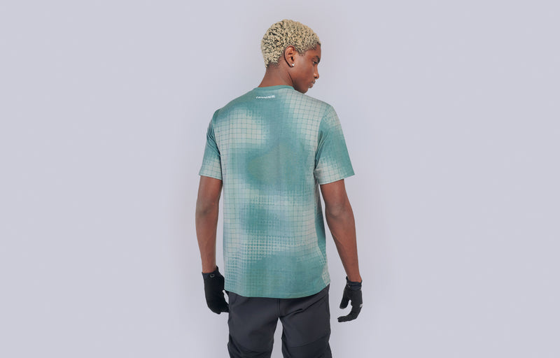 Load image into Gallery viewer, Commencal Softech Short Sleeve Jersey Camo Grid Green - Unisex
