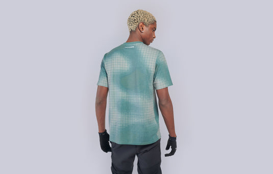 Commencal Softech Short Sleeve Jersey Camo Grid Green - Unisex