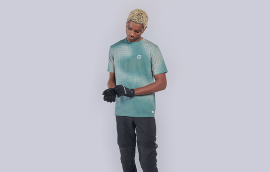 Commencal Softech Short Sleeve Jersey Camo Grid Green - Unisex