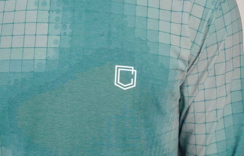 Load image into Gallery viewer, Commencal Softech Long Sleeve Jersey - Camo Grid Green - Men&#39;s

