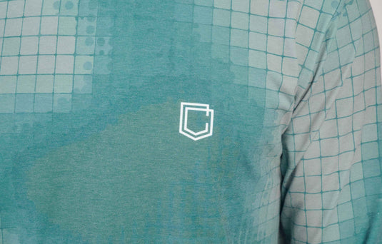 Commencal Softech Long Sleeve Jersey - Camo Grid Green - Men's