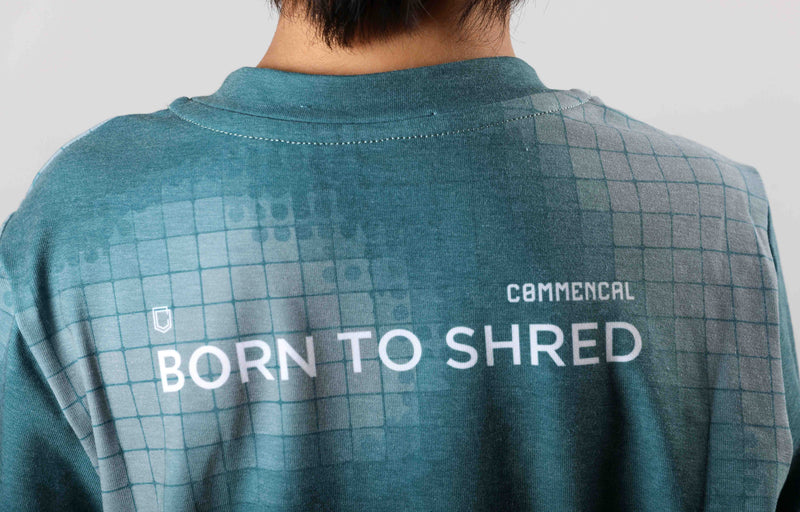 Load image into Gallery viewer, Commencal Kids Softech Long Sleeve Jersey - Camo Grid Green
