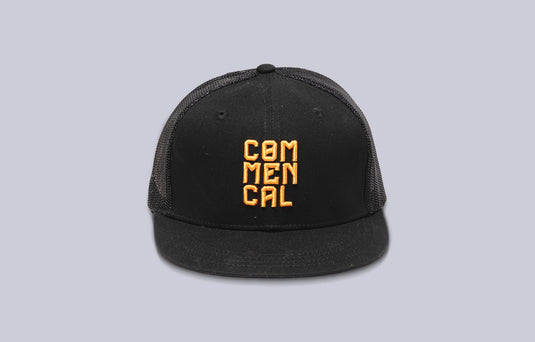 Commencal Kids Trucker Cap Black and Orange