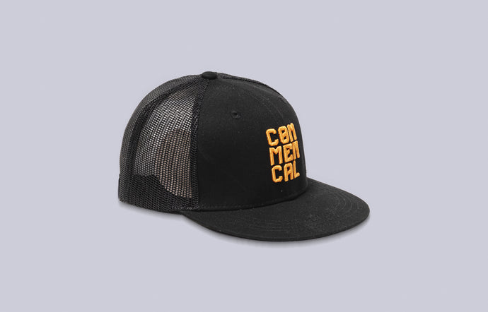 Commencal Kids Trucker Cap Black and Orange