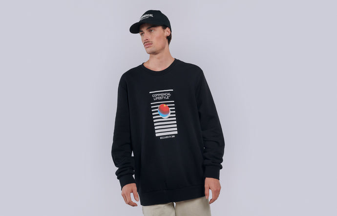 Commencal Crewneck Black Records Sweatshirt - Unisex