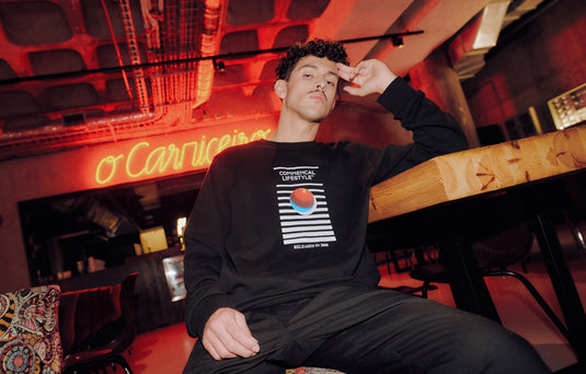 Commencal Crewneck Black Records Sweatshirt - Unisex