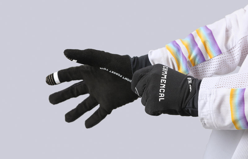 Load image into Gallery viewer, Commencal Kids Litech Gloves - Corporate Black - Kids
