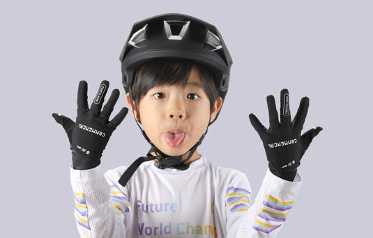 Commencal Kids Litech Gloves - Corporate Black - Kids