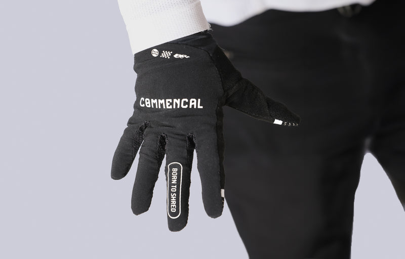 Load image into Gallery viewer, Commencal Kids Litech Gloves - Corporate Black - Kids

