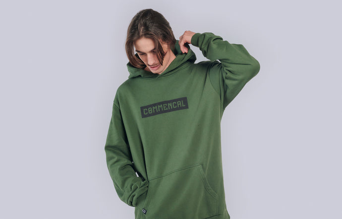 Commencal Corporate Hoodie Dark Green - Unisex