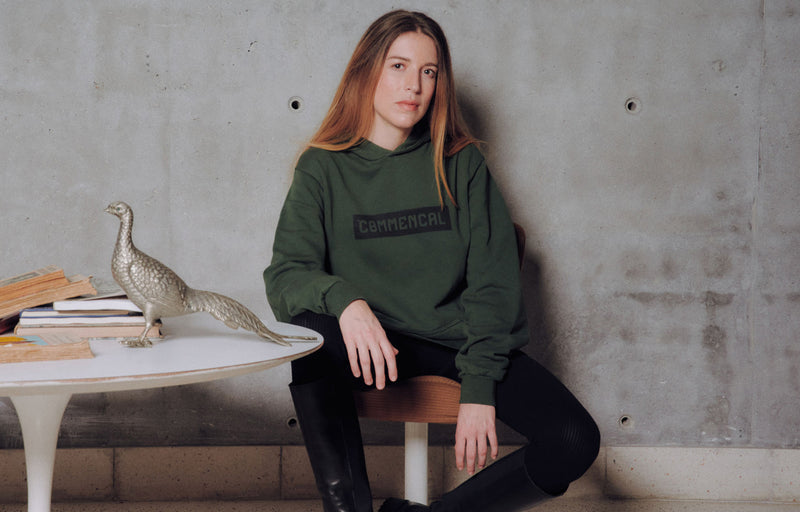 Load image into Gallery viewer, Commencal Corporate Hoodie Dark Green - Unisex
