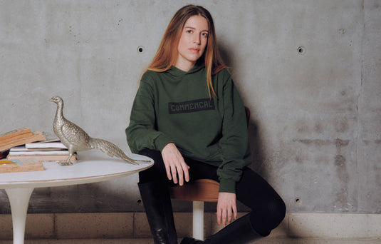 Commencal Corporate Hoodie Dark Green - Unisex