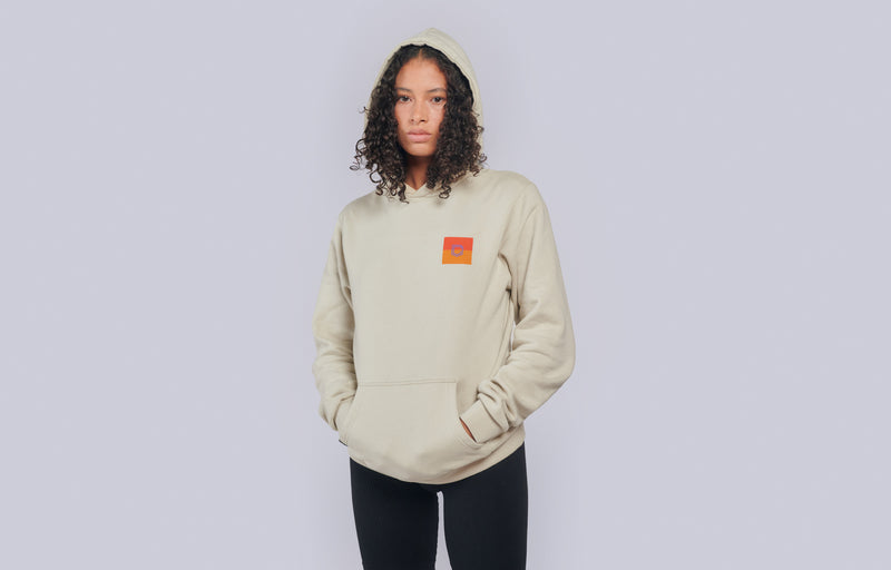 Load image into Gallery viewer, Commencal Sunset Beige Oversized Hoodie - Unisex
