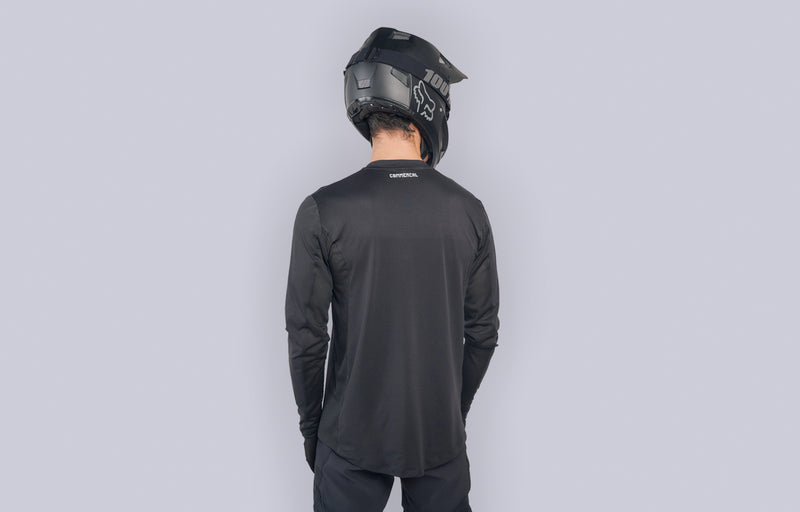 Load image into Gallery viewer, Commencal Litech Corporate Long Sleeve Jersey - Black
