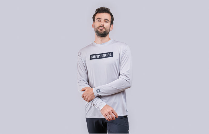 Commencal Litech Corporate Long Sleeve Jersey - Grey - Men's