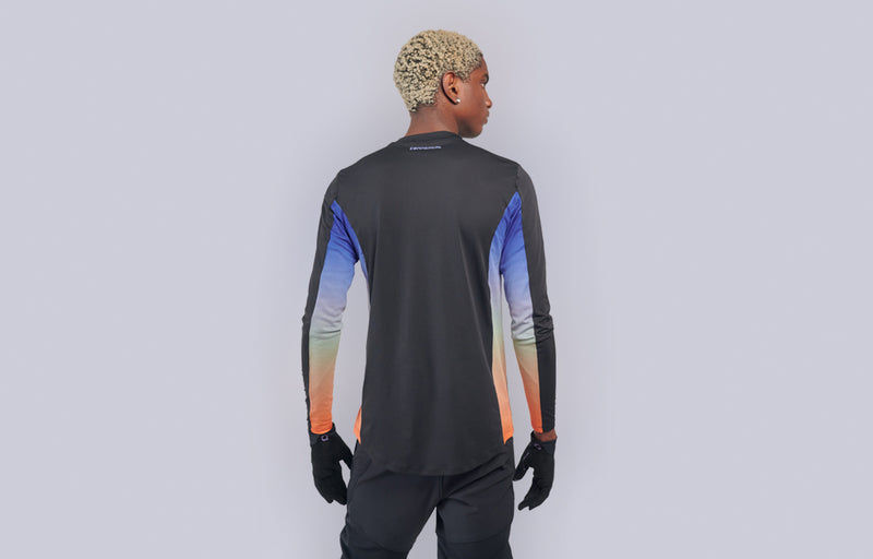 Load image into Gallery viewer, Commencal Litech Corporate Long Sleeve Jersey - Sunset - Men&#39;s
