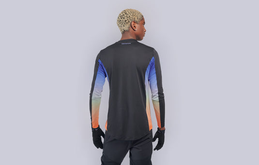 Commencal Litech Corporate Long Sleeve Jersey - Sunset - Men's