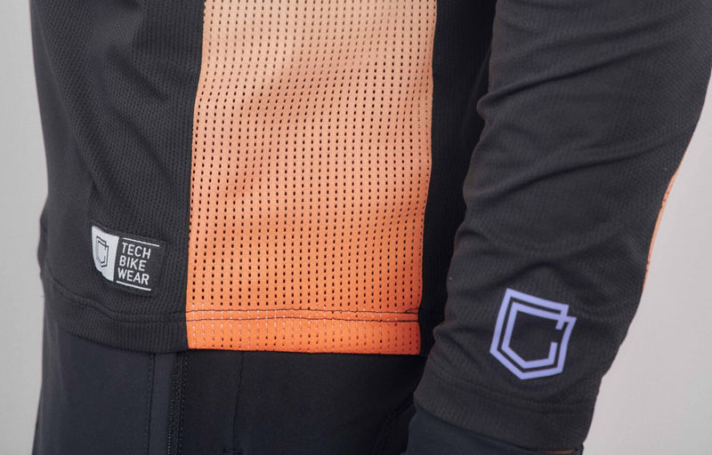 Load image into Gallery viewer, Commencal Litech Corporate Long Sleeve Jersey - Sunset - Men&#39;s
