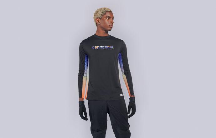 Commencal Litech Corporate Long Sleeve Jersey - Sunset - Men's