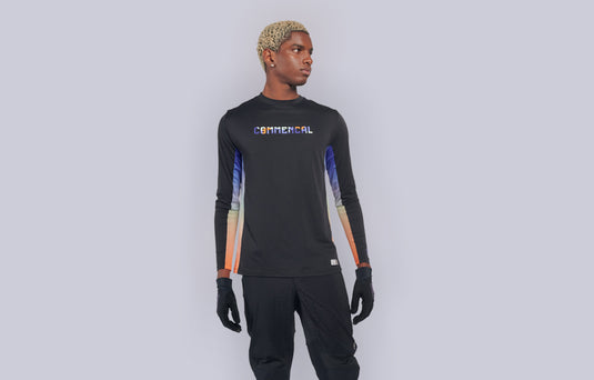 Commencal Litech Corporate Long Sleeve Jersey - Sunset - Men's