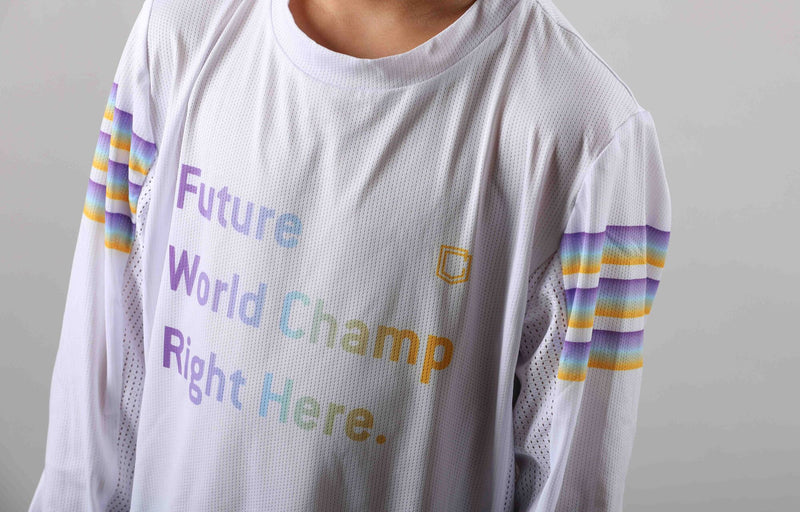 Load image into Gallery viewer, Commencal Lightech Long Sleeve Jersey World Champs - Kids
