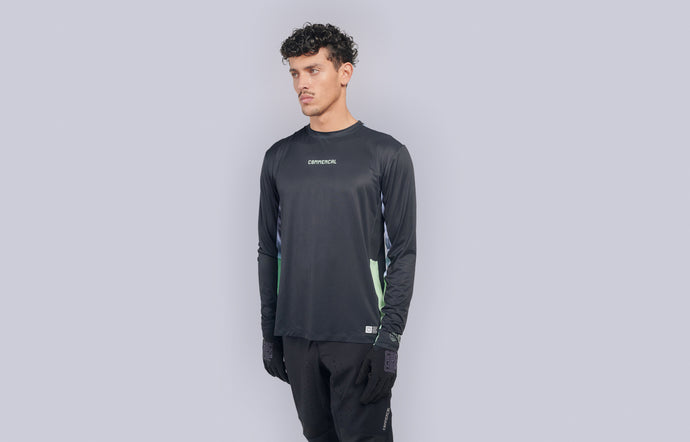 Commencal Litech Long Sleeve Jersey - Neo Black - Men’s