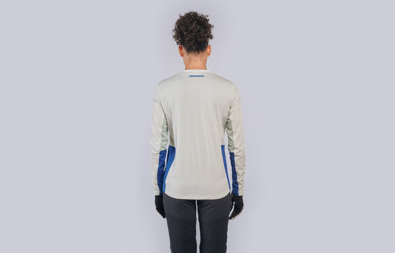 Load image into Gallery viewer, Commencal Lightech Long Sleeve Jersey - Strong White - Women&#39;s

