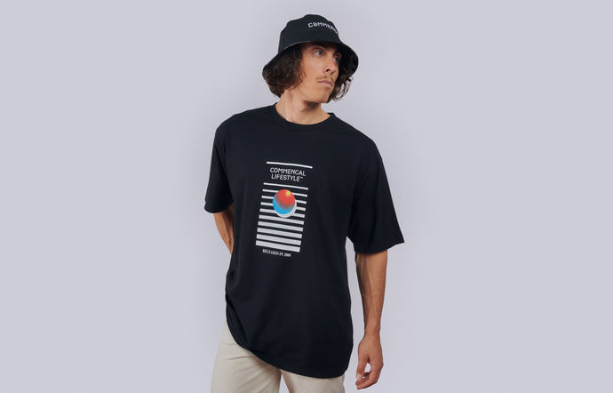 Commencal Loose Fit Light T-Shirt Black Records