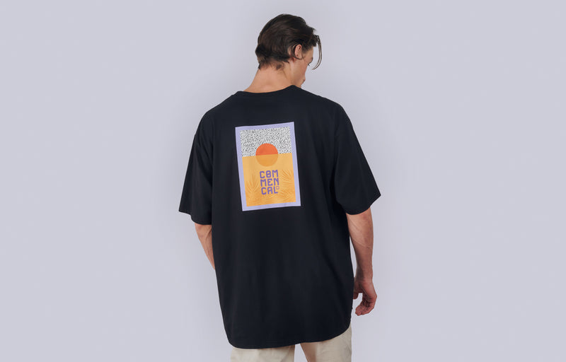 Load image into Gallery viewer, Commencal Loose Fit Light T-Shirt - Sunset Black
