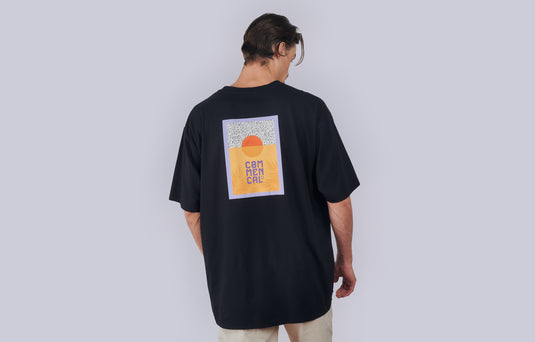 Commencal Loose Fit Light T-Shirt - Sunset Black