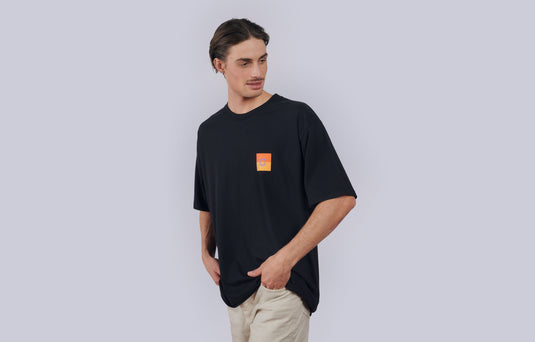 Commencal Loose Fit Light T-Shirt - Sunset Black