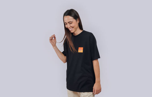 Commencal Loose Fit Light T-Shirt - Sunset Black