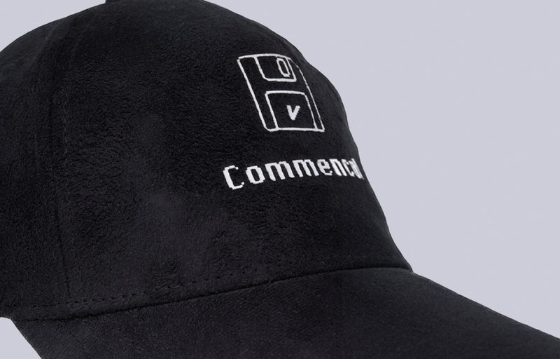 Load image into Gallery viewer, Commencal Diskette Black Baseball Cap
