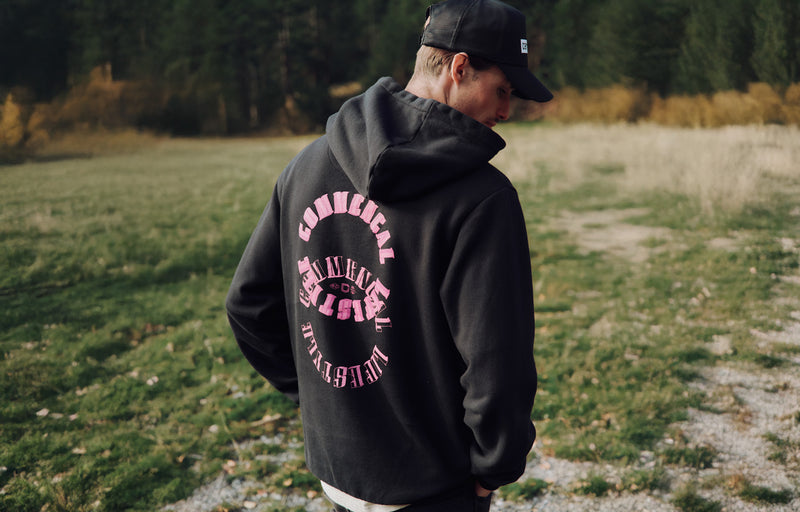 Load image into Gallery viewer, Commencal Circle Hoodie - Black - Unisex
