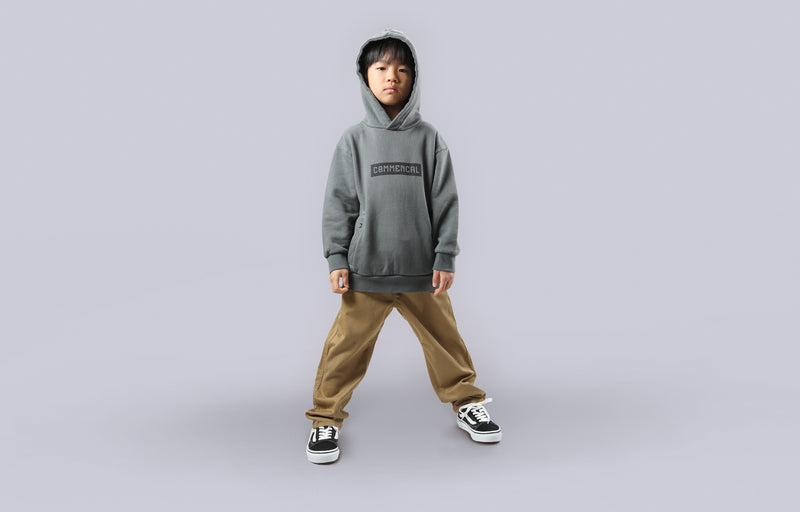 Load image into Gallery viewer, Commencal Kids Corporate Hoodie - Dark Grey
